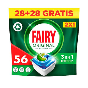 Fairy Original All In One Lemon – Kapsułki do zmywarki 56 szt