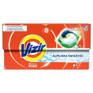 Vizir All in 1 Pods Alpejska Świeżość – Kapsułki do prania 22 szt.