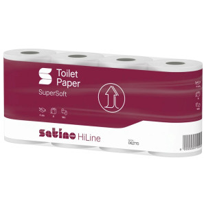 Wepa Satino Prestige - Papier toaletowy w rolce, 2 warstwy - 8 rolek