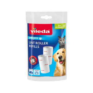 Vileda Pet Pro wkłady do rolki do usuwania sierści i włosów 2szt