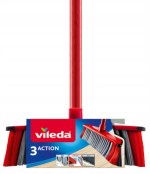 Vileda Szczotka do zamiatania 3Action z kijem