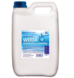 Woda demineralizowana 5l