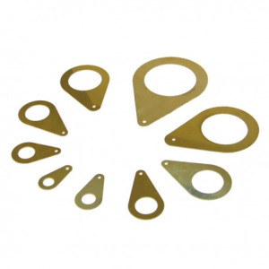 HiNelson Piastra di massa in ottone 1'' 1/2