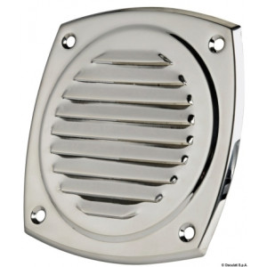 Osculati Griglia di aerazione in Acciaio Inox Griglia lamiera inox 125 x 125 mm