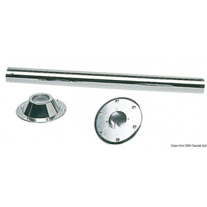 Osculati Gamba tavolo in acciaio inox Gamba tavolo inox 700 mm acciaio a specchio