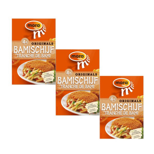 3 x Mora Bamischijven 4 Stk. x 100g 26,66 € pro 1 kg
