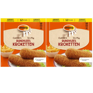 2 x Mora Rindfleischkroketten 12 Stk. x 70g 21,42 € pro 1 kg