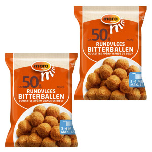 2 x Mora Bitterballen 50 Stk. x 20g 18,00 € pro 1 kg