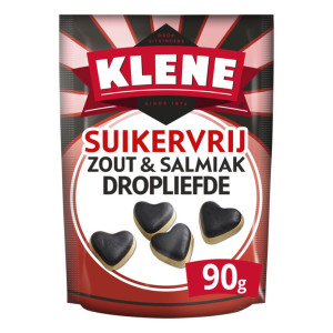 Klene Dropliefde Zout & Salmiak Zuckerfrei 90g 47,37 € pro 1 kg