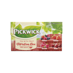 Pickwick 4 Sorten aromatisierter Schwarztee mit Frucht rot 20Stk. x 1,5g 119,67 € pro 1 kg