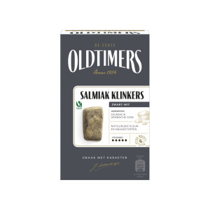 Oldtimers De Echte zwart-wit Salmiak Klinkers 185g 24,27 € pro 1 kg