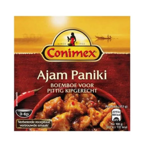 Conimex Boemboe Ajam Paniki Gewürzpaste 95g 35,68 € pro 1 kg