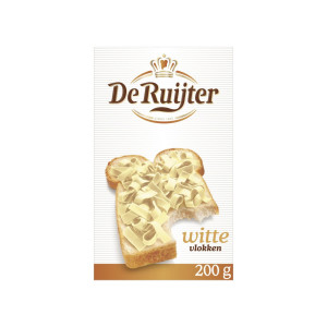 De Ruijter Witte Vlokken Weiße Schokoladen Flocken 200g 22,45 € pro 1 kg