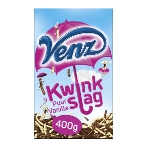 Venz Kwinkslag Hagelslag - Zartbitter- und Vanille-Schokostreusel 400g 12,47 € pro 1 kg