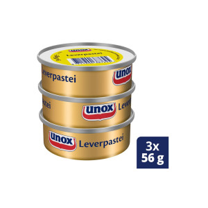 Unox Leberwurst 3 x 56g 24,94 € pro 1 kg