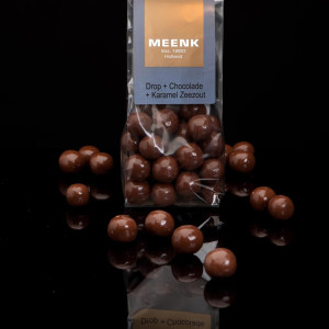 Meenk Drop+Melk Choco+Karamel +Zeezout 150g 27,93 € pro 1 kg