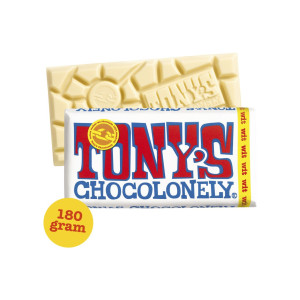 Tony's Chocolonely Wit Weiße Schokolade 180g 31,06 € pro 1 kg