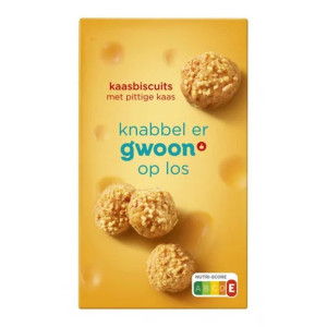 G'woon Kaasbiscuits Käse Gebäck 100g 29,90 € pro 1 kg