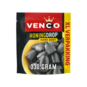 Venco Honingdrop Hard Zoet Honig Lakritz XL 340g 14,68 € pro 1 kg