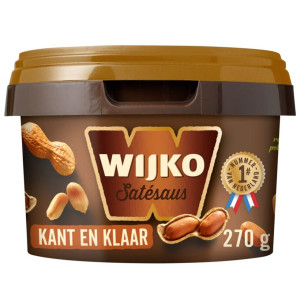 Wijko Satésaus Kant & Klaar Fertige Erdnusssoße 270g 14,78 € pro 1 kg