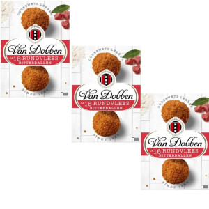 3x Van Dobben Rindfleisch Bitterballen 400g 29,16 € pro 1 kg