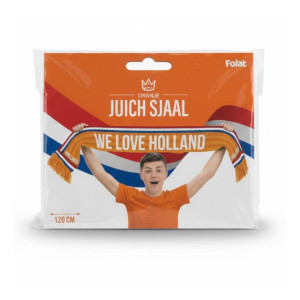 Oranje Schal We love Holland 120cm