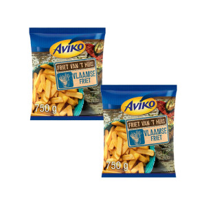 2 x Aviko Vlaamse Friet 750g 15,99 € pro 1 kg