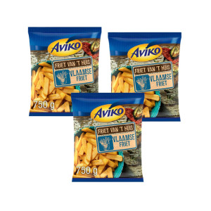 3 x Aviko Vlaamse Friet 750g 17,99 € pro 1 kg