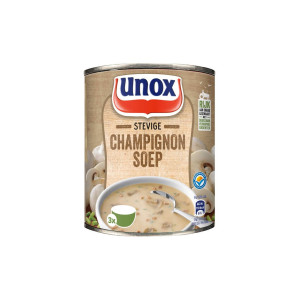 Unox Champignonsoep 800ml 6,86 € pro 1 l