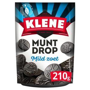 Klene Muntdrop Lakritztaler Süß 210g 19,52 € pro 1 kg