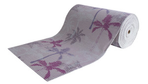 Borg Living Skridsikker bademåtte - På metermål - Beach rosa - 65 cm bred - Multifunktionsmåtte til vådrum