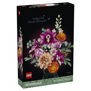 Lego Smuk pink blomsterbuket 10342 - 749 dele -  Botanicals