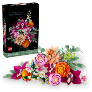Lego Smuk pink blomsterbuket 10342 - 749 dele -  Botanicals