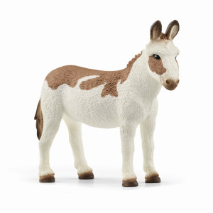 Schleich Amerikansk plettet æsel - 13961 -  Farm World