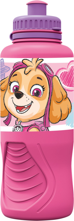 Licens Paw Patrol lyserød drikkedunk - Børnedrikkedunk med tud