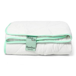 Nature By Borg Bambus helårsdyne - 100% allergivenlig bambus fyld - 150x210 cm -  bambusdyne