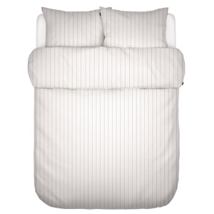 Marc O'Polo Hvidt sengetøj 200x220 cm - Jora White - Sengetøj dobbeltdyne - 100% Bomuldssatin -