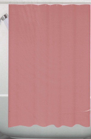 HOME-TEX Badeforhæng - 180x180 cm - Rosa -  Bruseforhæng