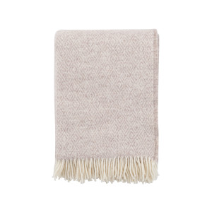 Klippan Uldplaid - 130x200 cm - 100% Lammeuld - Stella Beige
