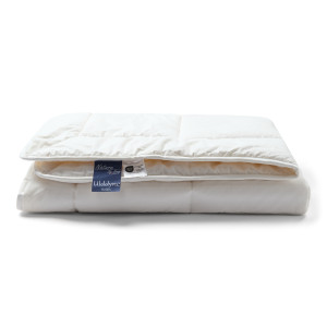 Nature By Borg Baby ulddyne - Varm helårsdyne - 100% ren ny europæisk uld - 70x100 cm -