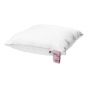 Nature By Borg Silkepude - 100% Blødt bambus bolster - Pude 60x63 cm - 3 kammer hovedpude -
