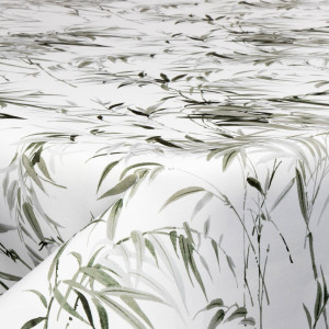Borg Living Tekstil voksdug - 140 cm bred - På metermål - Bamboo green - Voksdug med akrylbelægning