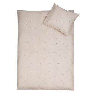 Nordstrand Home Kanin sengetøj - 100% bomuld - Baby sengetøj 70x100 cm - Beige