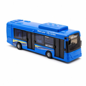 HOME-TEX Legetøjsbus - Blå - 23 cm