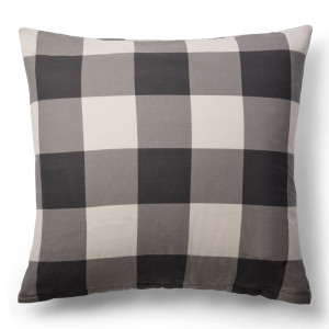 Nordstrand Home Pudebetræk 60x63 cm - 100% bomuld - Grå tern
