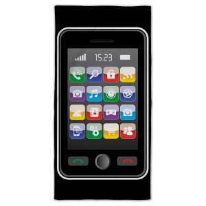 Licens Smartphone håndklæde - 100% bomuld - Badehåndklæde 70x140 cm