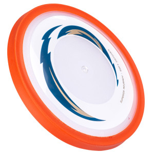 HOME-TEX Flying disc 24 cm - Gennemsigtig med bløde kanter - Orange