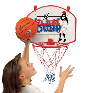 HOME-TEX Basketkurv på træplade - 30 cm metalkurv med net