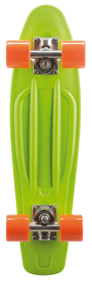 HOME-TEX Skateboard i plast - Grøn - Let og praktisk skateboard