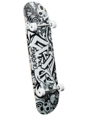 HOME-TEX Skateboard - California Concave Maple - Hvid